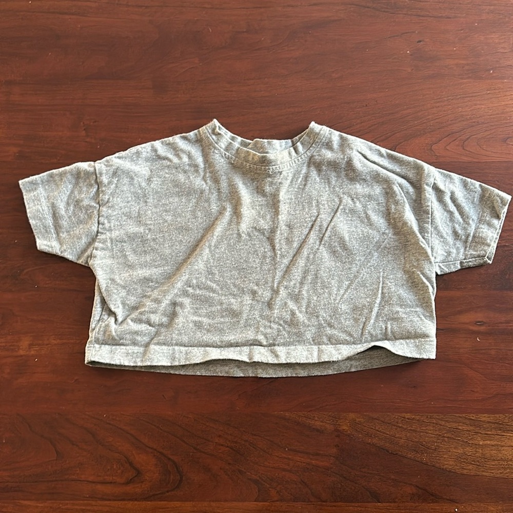 The Simple Folk Oversized Boxy Crop Top